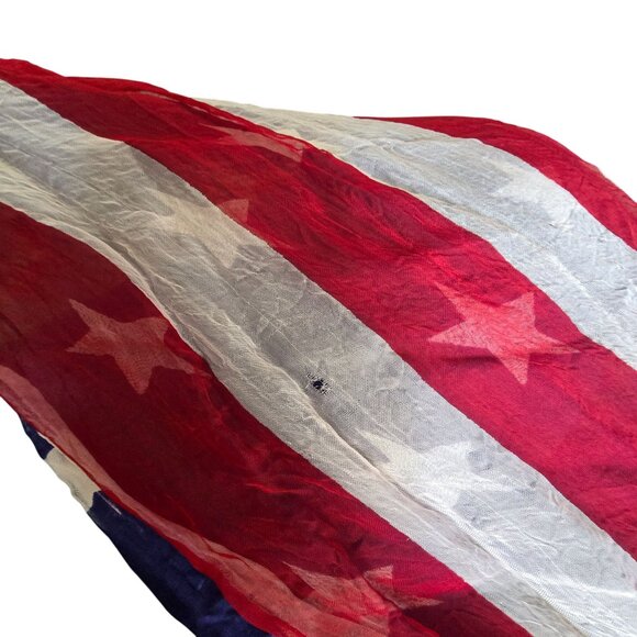 American Flag Scarf Lightweight Patriotic With Stars & Stripes Design CM2008 - Picture 9 of 9